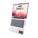 Acer TravelLite TL14-52M Laptop | Intel Core i5-1335U, 8GB DDR4 3200MHz RAM, 512GB PCIe NVMe SSD, 14" FHD (1920 x 1080), TFT, Anti-Glare Display, Intel Iris Xe Graphics, DOS, Silver