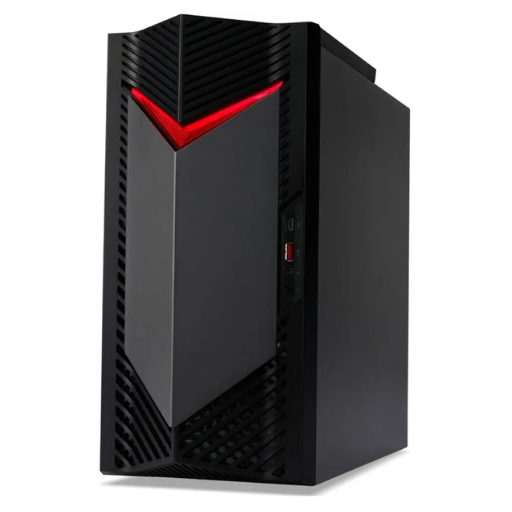 Acer Nitro N50-656 Gaming Desktop PC | Intel® Core™ i5-14400F Processor, 16GB DDR5 RAM, 512GB NVMe M.2 SSD, NVIDIA® GeForce® RTX 3050 6GB, Wi-Fi 6E, Bluetooth 5, Acer Wireless Keyboard & Mouse, HDMI x1, DP x3, DOS