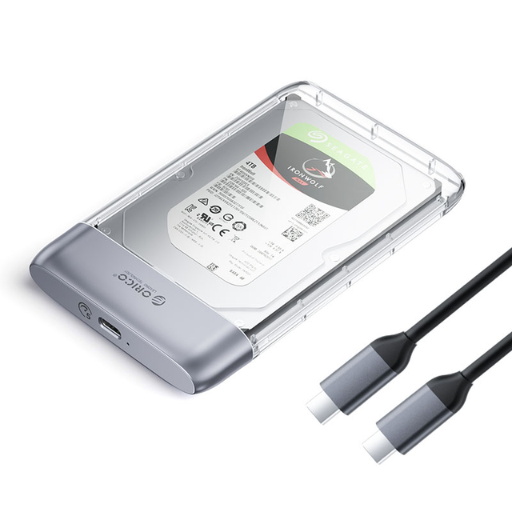 ORICO 2.5'' Portable Hard Drive Enclosure - Transparent (2159U3) 