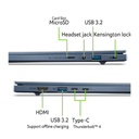 Acer Swift Go 14 AI SFG14-75-952G (Copilot+ PC) Laptop | Intel® Core™ Ultra 9 288V, 32GB onboard LPDDR5X RAM, 1TB PCIe® NVMe SSD, 14" WUXGA OLED (1920x1200), 60Hz, Intel® Graphics, Office Home 2024 + M365 Basic, Windows 11 Home, Steam Blue