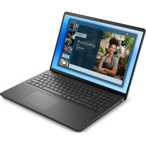 Dell 16 DC16250 Laptop | Intel® Core™ 5 120U, 16GB DDR5 5200MT/s RAM, 512GB PCIe NVMe SSD, 16" 2K (1920x1200), IPS, Intel® Graphics, Windows 11 Home, M365 Basic + Office Home 2024, Carbon Black