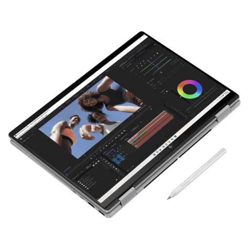 HP Envy x360 14-fa0141AU Laptop (D11SBPA) | AMD Ryzen™ 5 8640HS, 16GB onboard LPDDR5-6400 RAM, 512GB PCIe® NVMe M.2 SSD, 14" 2K (1920x1200), IPS, Touch, AMD Radeon™ Graphics, Office Home 2024 + M365 Basic, Windows 11 Home, Meteor Silver