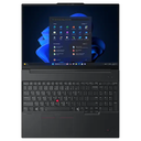 Lenovo ThinkPad E16 Gen 3 Laptop (21SR005JGP) | Intel® Core Ultra 5 225U, 8GB DDR5 5600MHz RAM, 512GB PCIe NVMe SSD, 16" WUXGA (1920x1200) IPS, 60Hz, Intel® Graphics, DOS, Black (Bundled with Lenovo® 15.6" Laptop Casual Toploader Side Bag) 