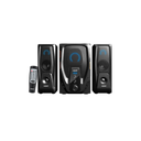 Salpido G6 CORE 2.1 Multimedia Speaker (Black) | Subwoofer, Bluetooth, FM, USB/SD, LED display, Lighting, RC