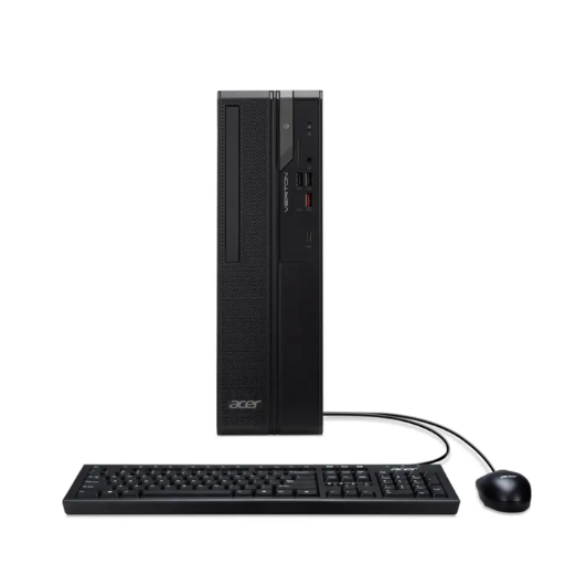 Acer Veriton VS2735G-U7265 Desktop PC | Intel Core™ Ultra 7 265 Processor, 8GB DDR5 5600MHz RAM, 512GB M.2 PCIe SSD, Intel Arc Graphics, Wi-Fi 7 + Bluetooth 5.4, USB Keyboard & Mouse, HDMI x1, DP x1, DOS