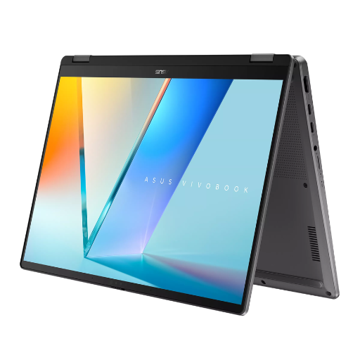ASUS Vivobook 14 Flip TP3407S-ASG149WS Copilot+ PC | Intel® Core™ Ultra 5 226V Processor, 16GB LPDDR5X RAM, 512GB PCIe 4.0 NVMe SSD, 14" WUXGA (1920 x 1200) OLED Touch Display, Intel® Arc™ Graphics, Office Home 2024 + M365 Basic, Windows 11 Home, Matte Gray 