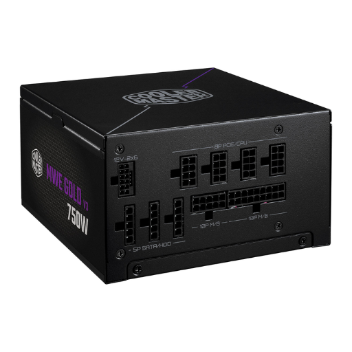 Cooler Master MWE Gold 750W V3 Non-Modular Power Supply ATX 3.1 Black (MPX-7503-AFAG-2EBUK)