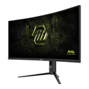 MSI MAG 342CQRF E20 34" Curved Gaming Monitor | UWQHD (3440 x 1440), VA, 0.5ms (GtG), 300 cd/m², 21:9, 200Hz, 1500R, AMD FreeSync™ Premium, 1x DP, 2x HDMI, Black