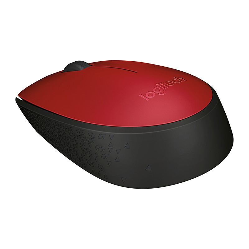 Logitech M171 Wireless Mouse - Red (910-004657)
