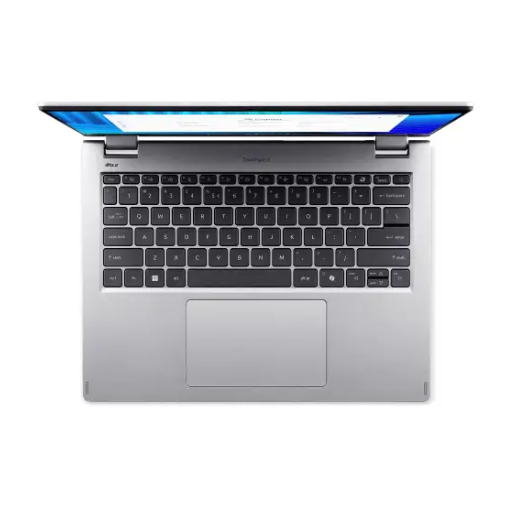 Acer TravelMate P4 Spin 14 TMP414RN-55-54U9 2-in-1 Laptop | Intel® Core™ Ultra 5 225U, 16GB DDR5 5600MT/s RAM, 512GB M.2 NVMe SSD, 14" WQXGA+ (2880 x 1800), IPS, Touch Display, 60Hz, Intel® Graphics, Windows 11 Pro, Silver (Active Stylus Included)