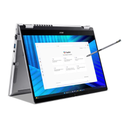 Acer TravelMate P4 Spin 14 TMP414RN-55-75MG 2-in-1 Laptop | Intel® Core™ Ultra 7 255U, 16GB DDR5 5600MT/s RAM, 512GB M.2 NVMe SSD, 14" WQXGA+ (2880 x 1800), IPS, Touch Display, 60Hz, Intel® Graphics, Windows 11 Pro, Silver (Active Stylus Included)
