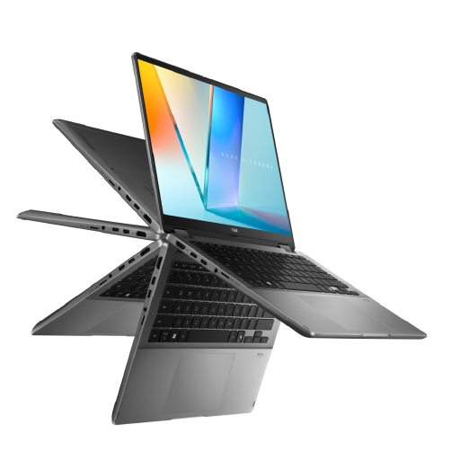 ASUS Vivobook 14 Flip TP3407S-ASG249WS Copilot+ PC | Intel® Core™ Ultra 7 258V, 32GB LPDDR5X RAM, 512GB PCIe NVMe SSD, 14" WUXGA (1920 x 1200), OLED, Touch Display, Intel® Arc™ Graphics, Office Home 2024 + M365 Basic, Windows 11 Home, Matte Gray 