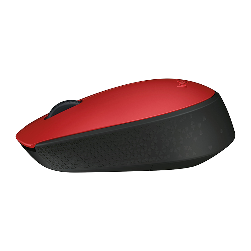 Logitech M171 Wireless Mouse - Red (910-004657)