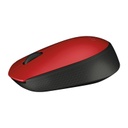 Logitech M171 Wireless Mouse - Red (910-004657)