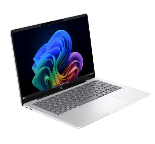 HP OmniBook X Flip 14-fk0119AU 2-in-1 Laptop (D4QP3PA) | AMD Ryzen™ AI 5 340, 16 GB LPDDR5x 7500MT/s RAM, 512GB PCIe NVMe SSD, 14" 2K (1920 x 1200), IPS, Touch Display, AMD Radeon™ 840M Graphics, M365 Basic + Office Home 2024, Windows 11 Home, Silver (Stylus Pen Included)