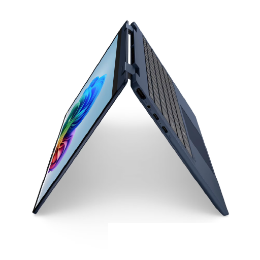 Lenovo IdeaPad 5 14IPH11 2-in-1 Laptop (83UG004MMJ) | Intel® Core™ Ultra 5 322, 16GB DDR5-5600 RAM, 512GB M.2 2242 PCIe SSD, 14" WUXGA (1920x1200) IPS, Touch Display, 60Hz, Intel® Graphics, M365 Basic + Office Home 2024, Windows 11 Home, Cosmic Blue