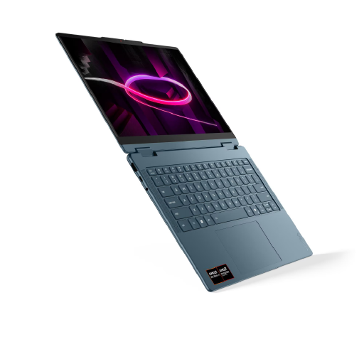 Lenovo Yoga 7 14AGP11 2-in-1 Copilot+ PC (83TD007JMJ) | AMD Ryzen™ AI 7 445, 16GB LPDDR5X-8000 RAM, 512GB 2242 PCIe SSD, 14" WUXGA (1920x1200) OLED, 60Hz, Touch Display, AMD Radeon™ 840M Graphics, M365 Basic + Office Home 2024, Windows 11 Home, Tidal Teal