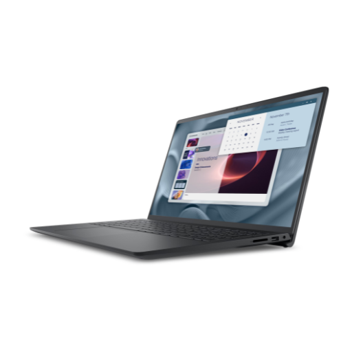 Dell Pro 15 Essential PV15250 Laptop | Intel® Core™ 3-100U, 8GB DDR5 4400MT/s RAM, 512GB PCIe NVMe SSD, 15.6" FHD (1920 x 1080), 120Hz, IPS, Intel® Graphics, Carbon Black, DOS