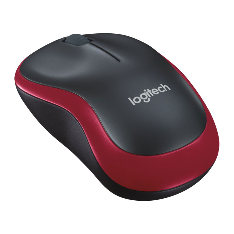 Logitech M185 Compact Wireless Mouse Red (910-002503)