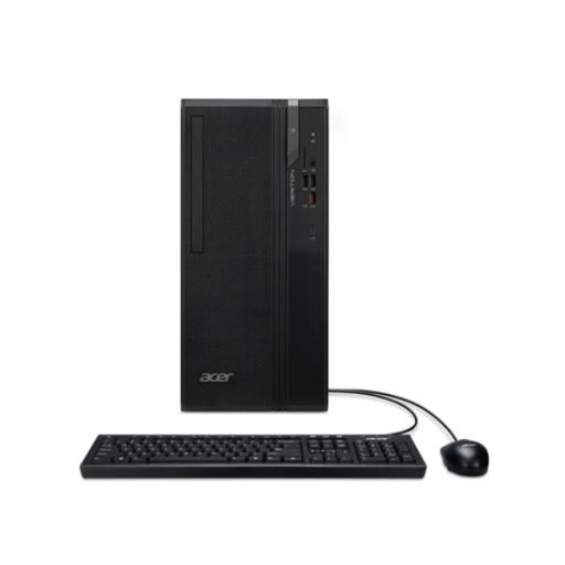 Acer Veriton VS2735G-U7265 Desktop PC | Intel Core™ Ultra 7 265, 8GB DDR5 5600MHz RAM, 512GB M.2 PCIe SSD, Intel Arc Graphics, Wi-Fi 7 + Bluetooth 5.4, USB Keyboard & Mouse, HDMI x1, DP x1, DOS