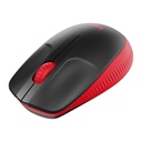 Logitech M190 Full-Size Wireless Mouse - Red (910-005915)