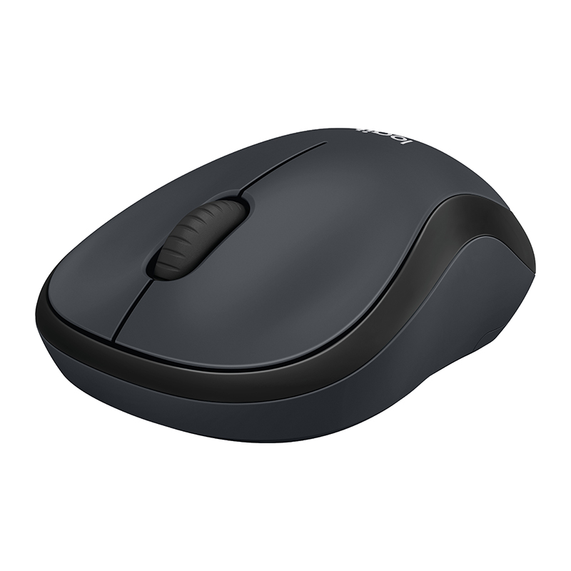 Logitech M220 Wireless Mouse with Silent Clicks - Charcoal (910-004885)