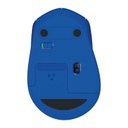 Logitech M331 Silent Plus Wireless Mouse - Blue (910-004915)