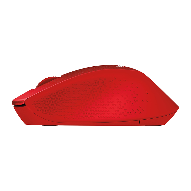 Logitech M331 Silent Plus Wireless Mouse - Red (910-004916)
