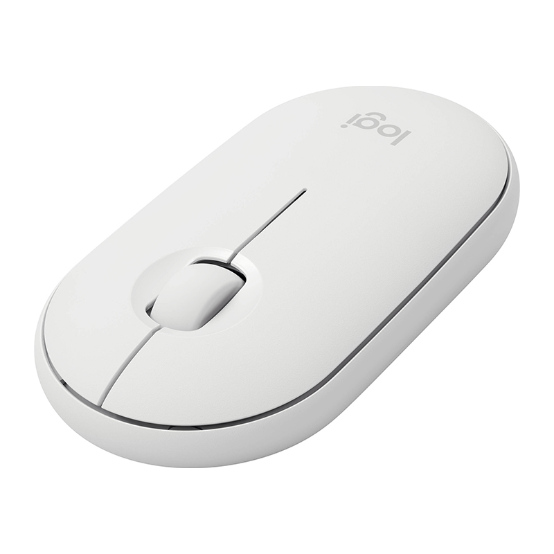 Logitech M350 Pebble Wireless Bluetooth Mouse - Off White