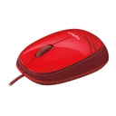 Logitech Wired Mouse M105 Red