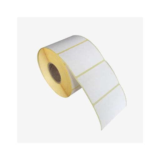 Thermal Weighing sticker label 60mm x 40mm x 38mm brown top coat 1 panel (80 rolls/Box)