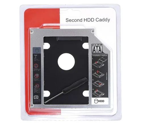 Universal Hard Drive Caddy Tray, 9.5mm 2nd 2.5 inch (SATA, HDD, SSD)
