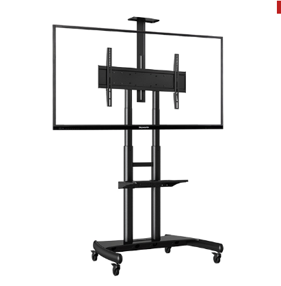 NB North Bayou Mobile TV Cart TV Stand with Wheels AVA1800-70-1P 55" - 80"