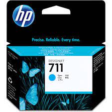HP 711 29-ml Cyan DesignJet Ink Cartridge, CZ130A