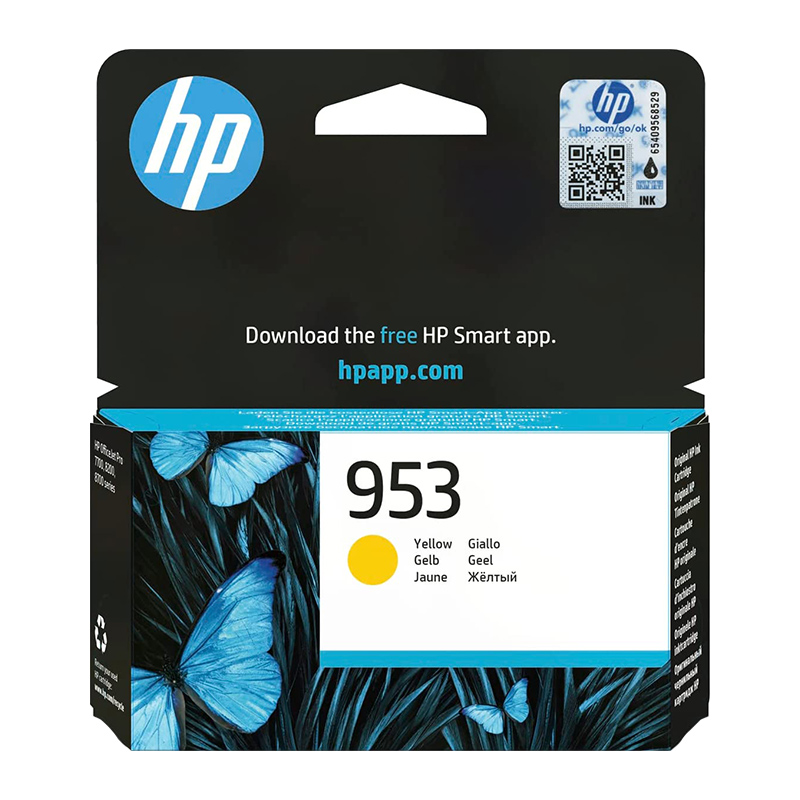 HP 953 Yellow Original Ink Cartridge (F6U14AE) 