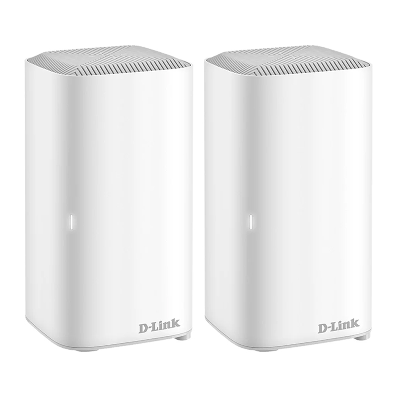 D-Link D-COVR-X1870 AX1800 Wi-Fi 6 MU-MIMO  Whole Home Wi-Fi Mesh System, 4 Gigabit LAN + 1 WAN (2 Set Packing)