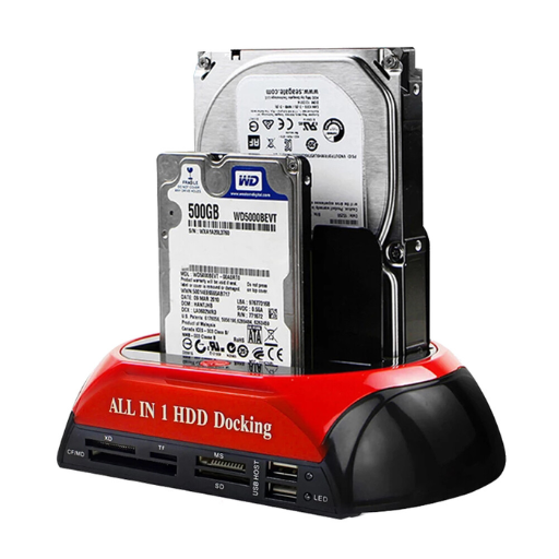 HDD Dock SATA/IDE Hard Disk Docking Station with All in one Card Reader