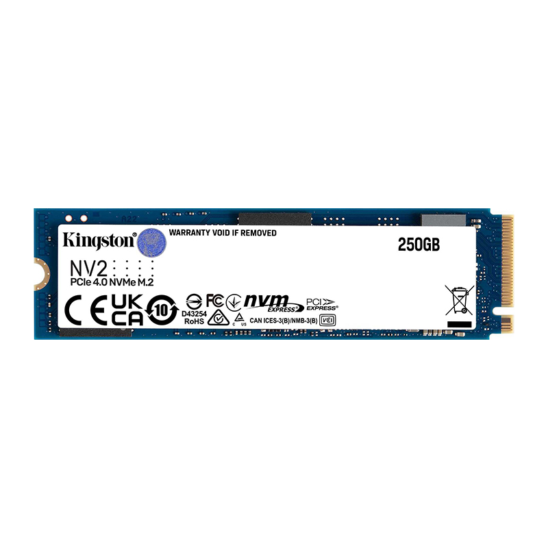 Kingston KC2500 250GB  M.2 2280 NVMe Internal SSD (SKC2500M8/250G)