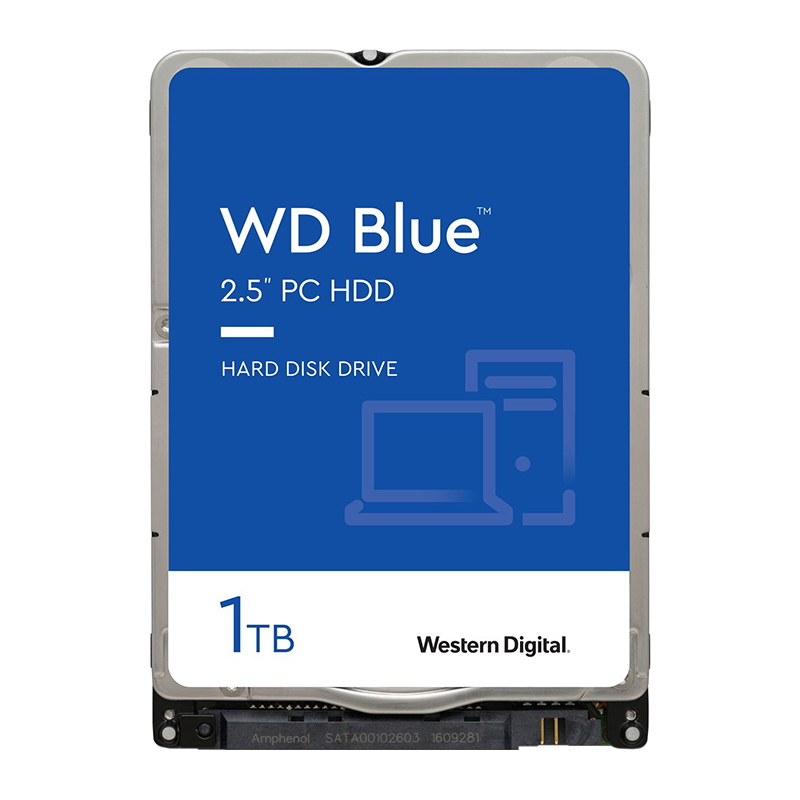 Western Digital (WD) 1TB 2.5&quot; Blue SATA 6Gb/s Hard Drive