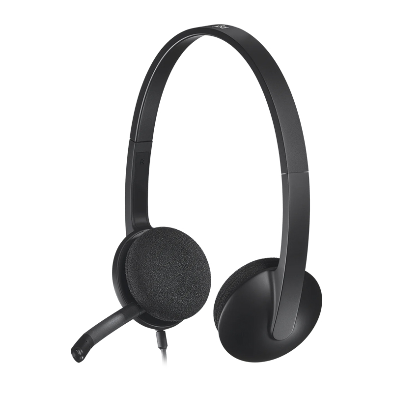 Logitech H340 USB PC Headset with Noise-Cancelling Mic (981-000477 / 981-000509 / 981-000475)