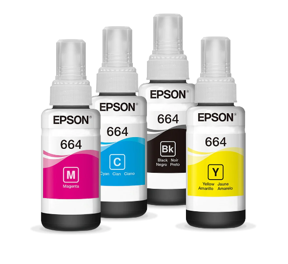 Epson 664 T6641 Black Ink Bottle - 70ml (C13T66414A/C13T664198)