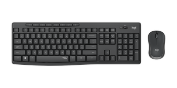 [KB862] Logitech MK295 Silent Wireless Keyboard Mouse Combo - Graphite (920-009814)