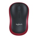 Logitech M185 Compact Wireless Mouse - Red (910-002503)