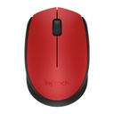 Logitech M171 Wireless Mouse - Red (910-004657)