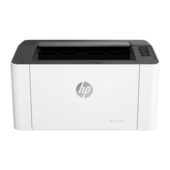 [PRT1032] HP Laser Printer 107w | Functions: Print, Print Speed (Black): Up to 20 ppm, Print Resolution: Up to 1,200 x 1,200 dpi, Paper Input: Up to 150 sheets, Connectivity:Hi-Speed USB 2.0 port+Wireless 802.11 b/g/n