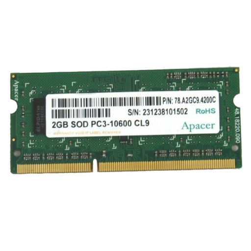APACER 2GB DDR3 1333MHZ PC3 10600 Laptop RAM