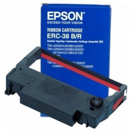 Epson ERC-38 B/R (Black & Red) Ribbon