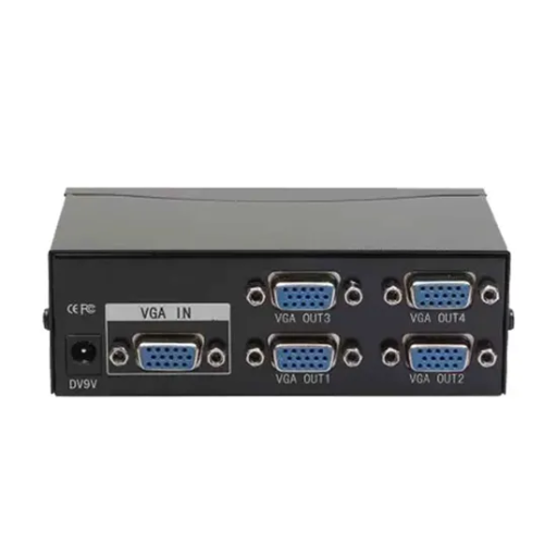 VGA 4 Port Splitter Sharing Switch Box