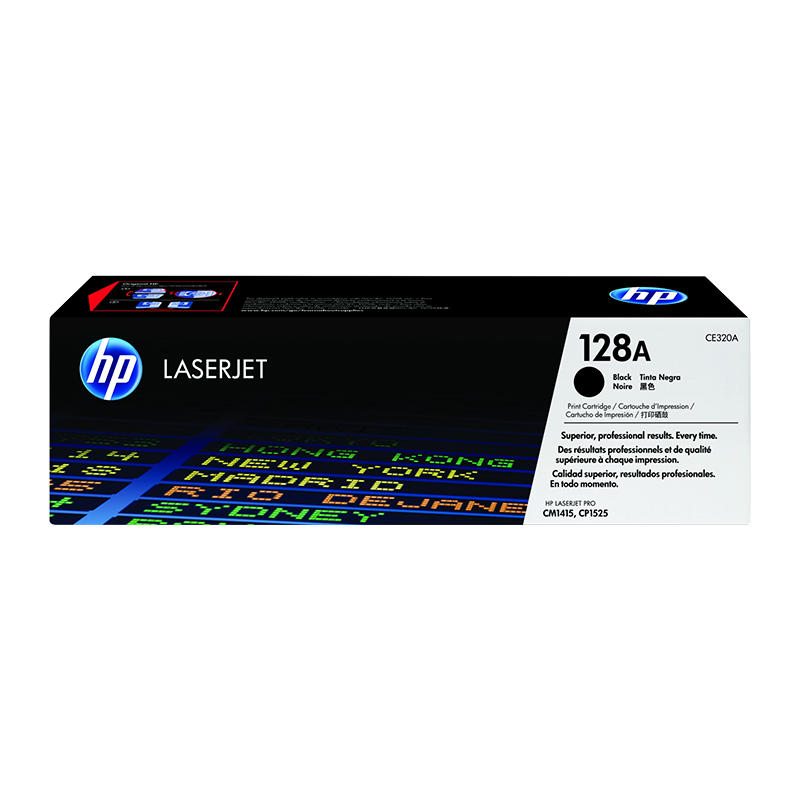 HP 128A CE320A Black Original LaserJet Toner