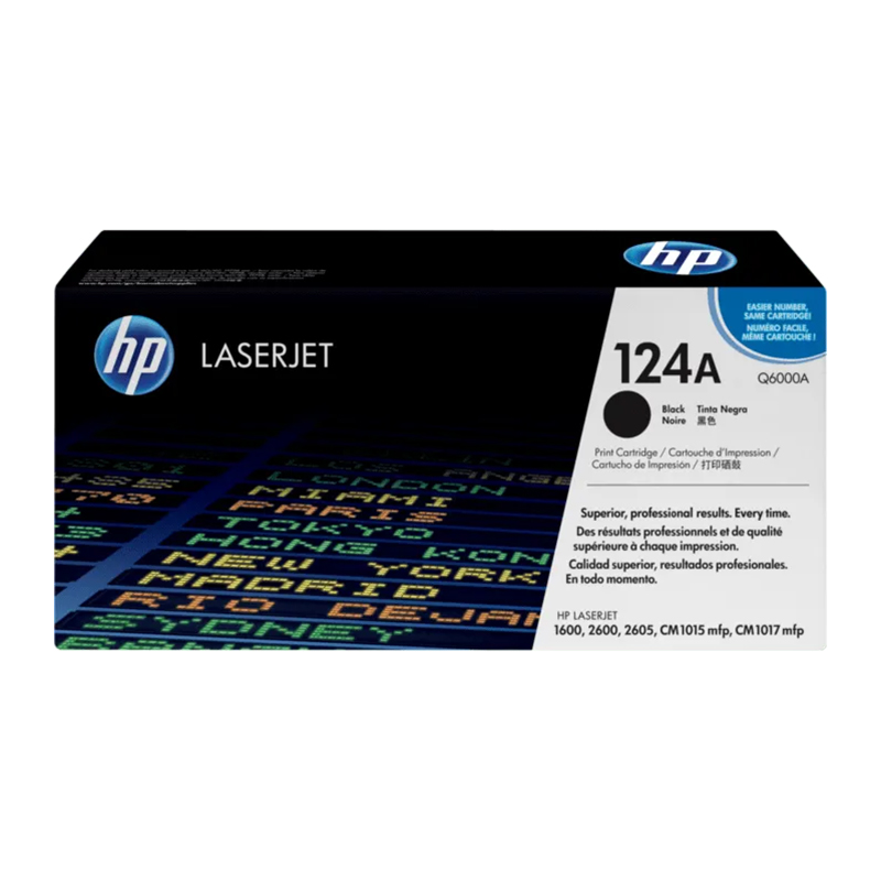 HP 124A Q6000A BLACK TONER